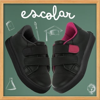 Tenis Colegial Infantil Confortavel Criança Velcro