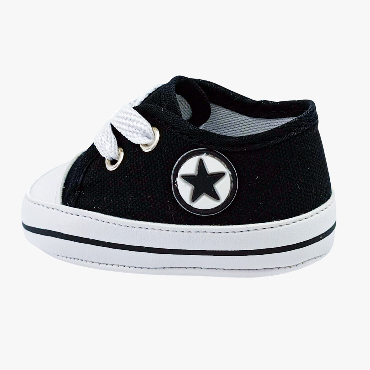 Tênis de Bebê Starzinho Menina e Menino Cano Baixo Estrela