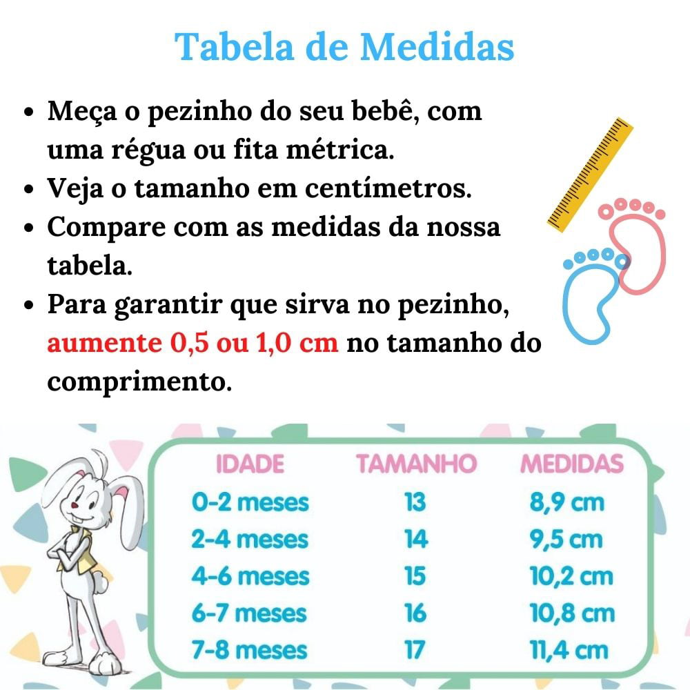Meses Numero De Sapato Recem Nascido Recém Nascido Numero De