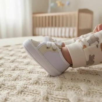 Tênis infantil Leve e Confortável com Detalhe em Glitter