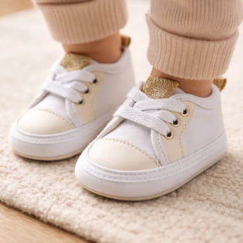 Tênis infantil Leve e Confortável com Detalhe em Glitter