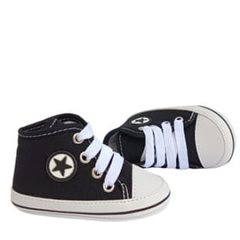 Tenis Bebe Sapatinho RN Cano Alto Tenis Star Cano Alto