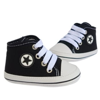 Tenis Bebe Sapatinho RN Cano Alto Tenis Star Cano Alto