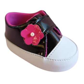 Tênis Para Bebê Florzinha Fofo e Confortável