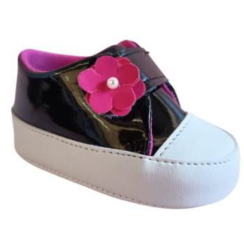 Tênis Para Bebê Florzinha Fofo e Confortável