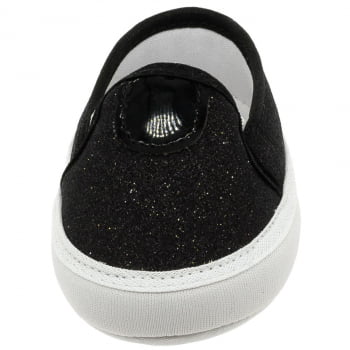 Slip On Baby Brilho Preto